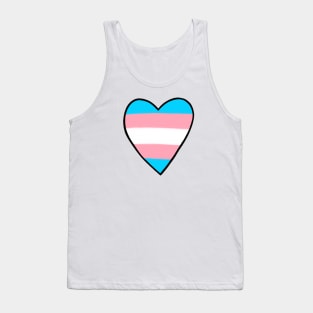 Trans Pride Heart Tank Top